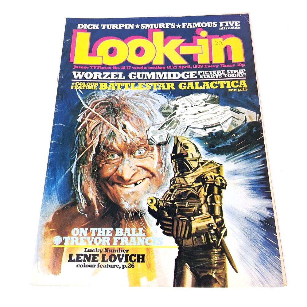 RARE Vintage Look-In Magazine 1979 Vol.16 Nostalgic British Music TV Collectible